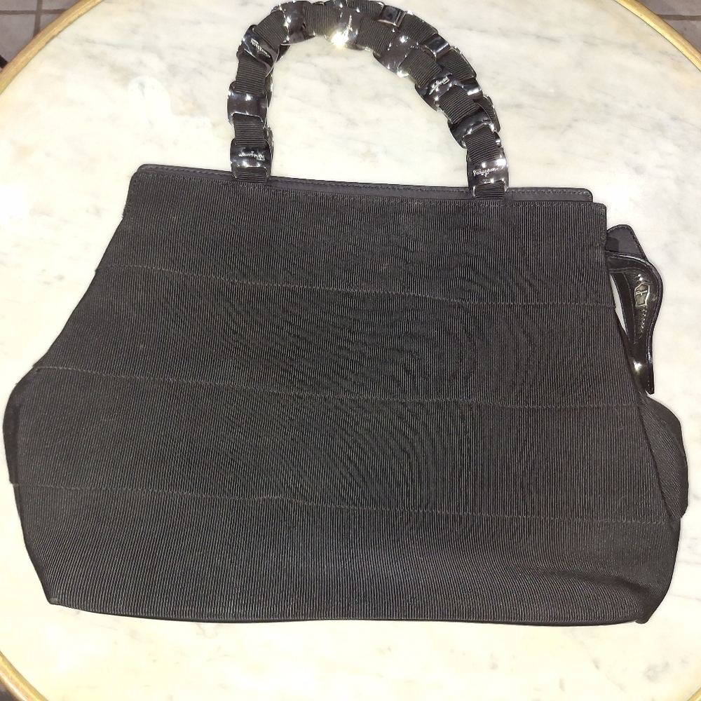 Salvatore Ferragamo Black Fabric Interior - Picture 6 of 8